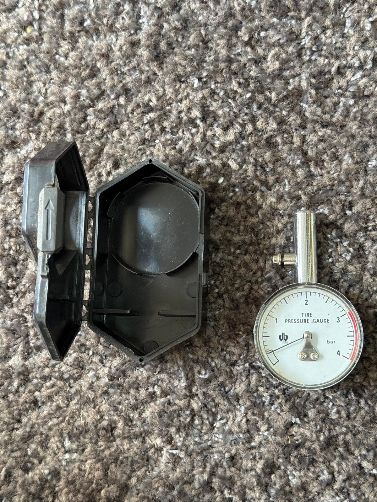 Stetho Gauge Bandenspanningsmeter met beschermhoes, Auto diversen, Autogereedschap, Ophalen, Gebruikt