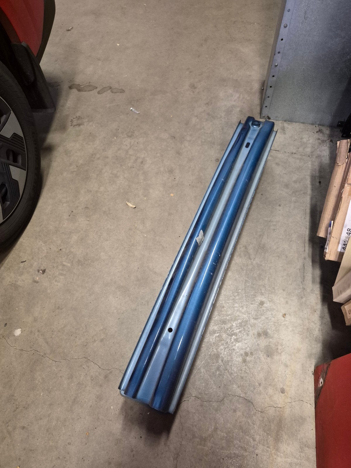 Gebruikte Bumperbalk - Blauw Lynk&Co 01 2024, Ophalen, Gebruikt, Achter, Bumper