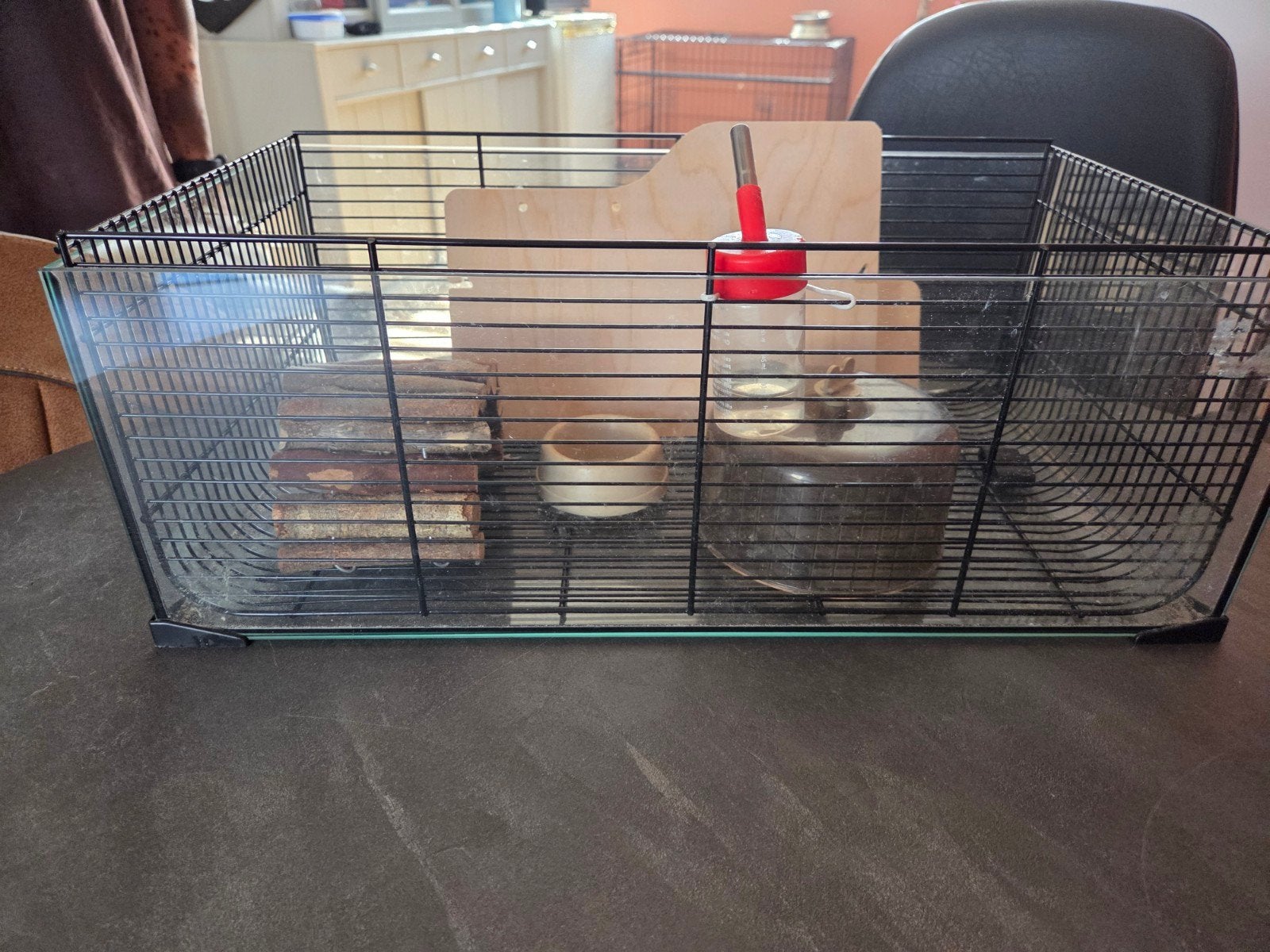 hamsterkooi zo goed als nieuw, Dieren en Toebehoren, Kooi, Minder dan 75 cm, Zo goed als nieuw, Hamster