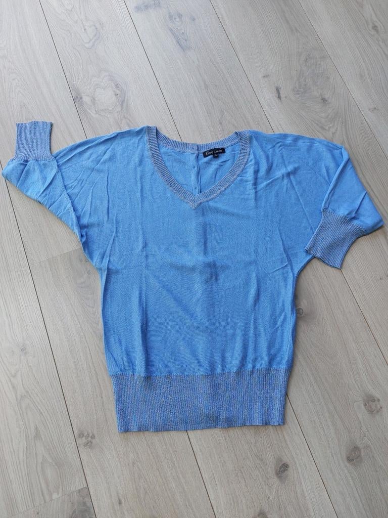 King Louie truitje, Kleding | Dames, Ophalen of Verzenden, Zo goed als nieuw, Blauw, Korte mouw