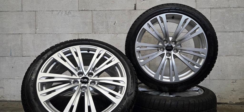 20" Audi A8 4N A6 S6 8C originele velgen winterbanden 8mm, Gebruikt, 265 mm, Banden en Velgen, V