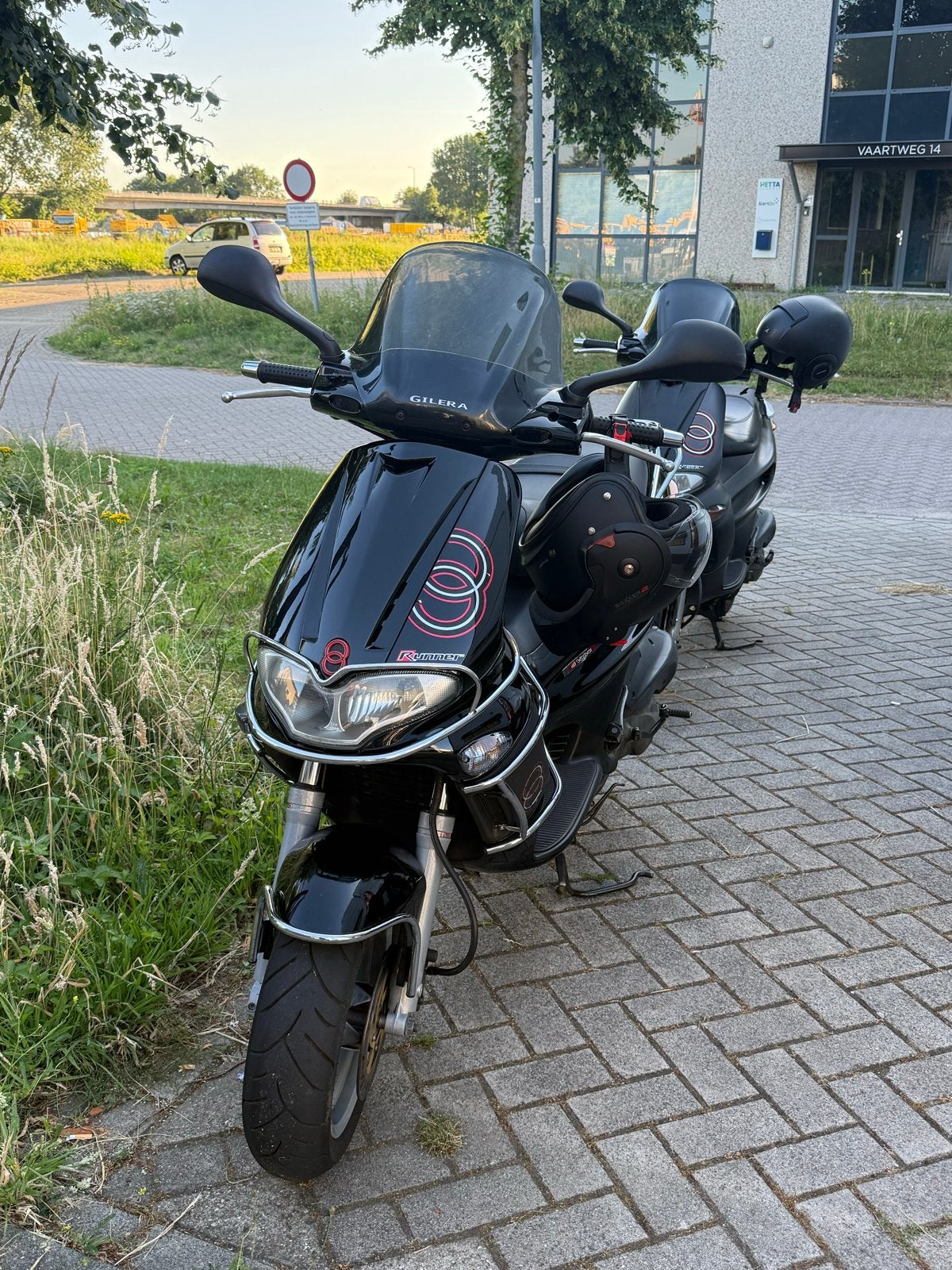 Gilera Runner kappenset kappen 125cc 180cc 172cc 50cc, Fietsen en Brommers, Brommeronderdelen | Algemeen, Ophalen, Gebruikt, Kap