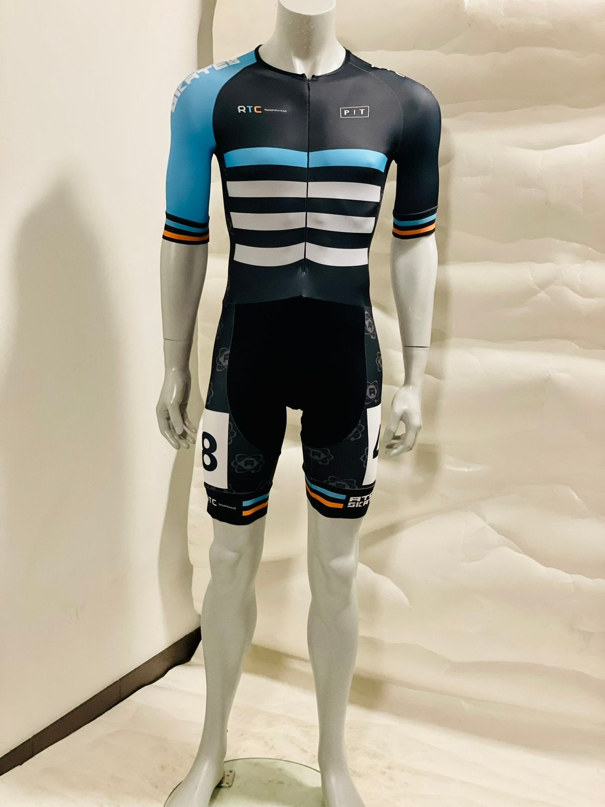 Skeelerkleding skeelerpak snelpak speedsuit maat M lycra, Ophalen of Verzenden, Zo goed als nieuw