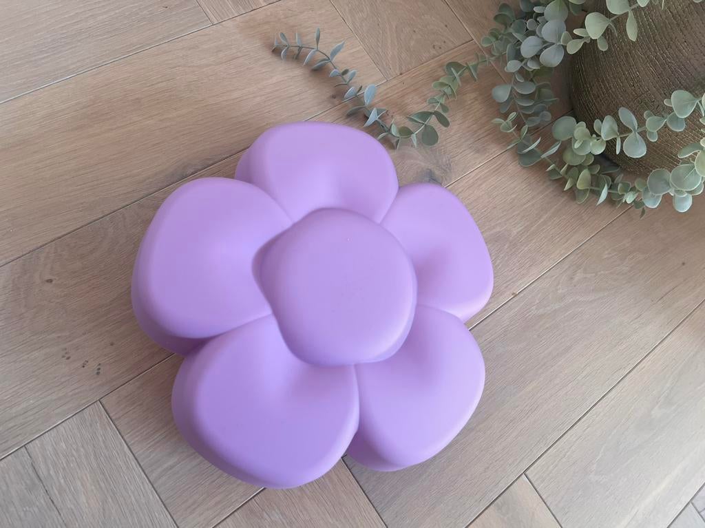 Ikea Upplyst led wandlamp bloem paars, Ophalen of Verzenden, Zo goed als nieuw, Paars, Zilver