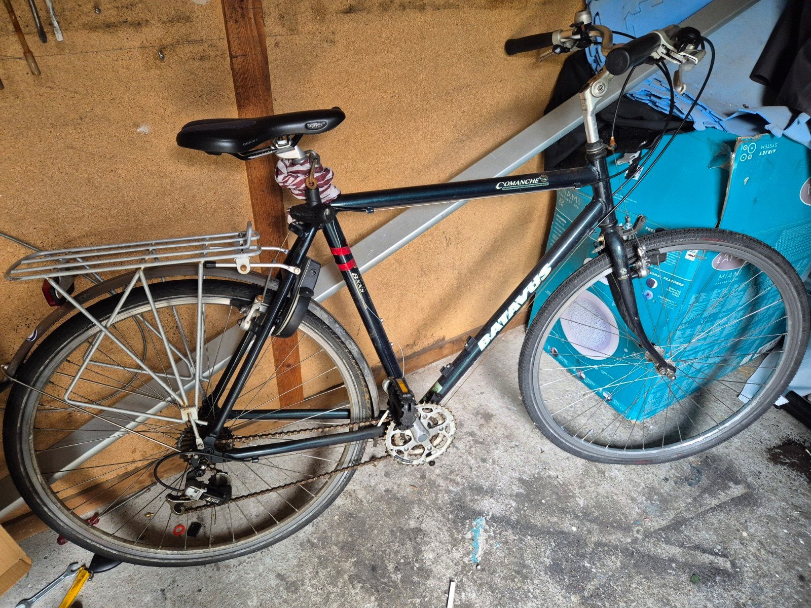 Batavus Comanche herenfiets - Gebruikt, Ophalen, 28 inch, Gebruikt, Velgrem