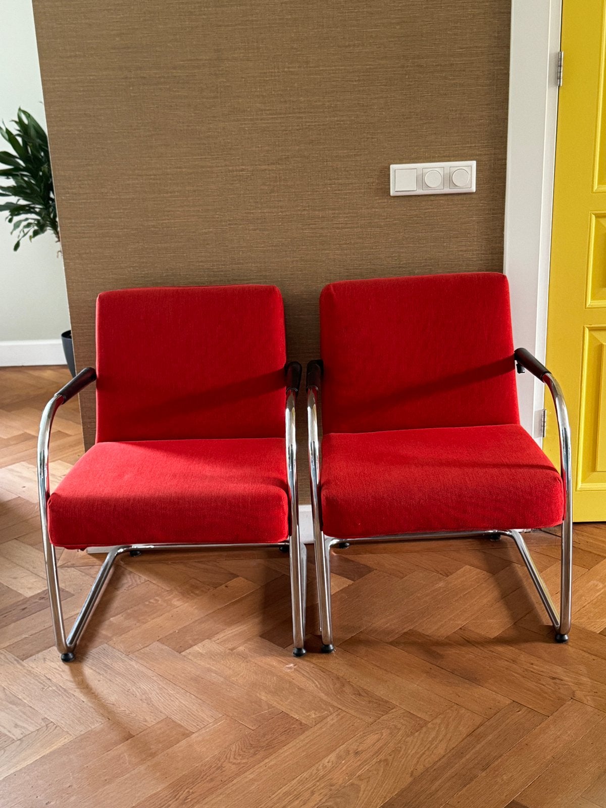 Twee Vitra vergaderstoelen, Ophalen, Gebruikt, Twee, Stof