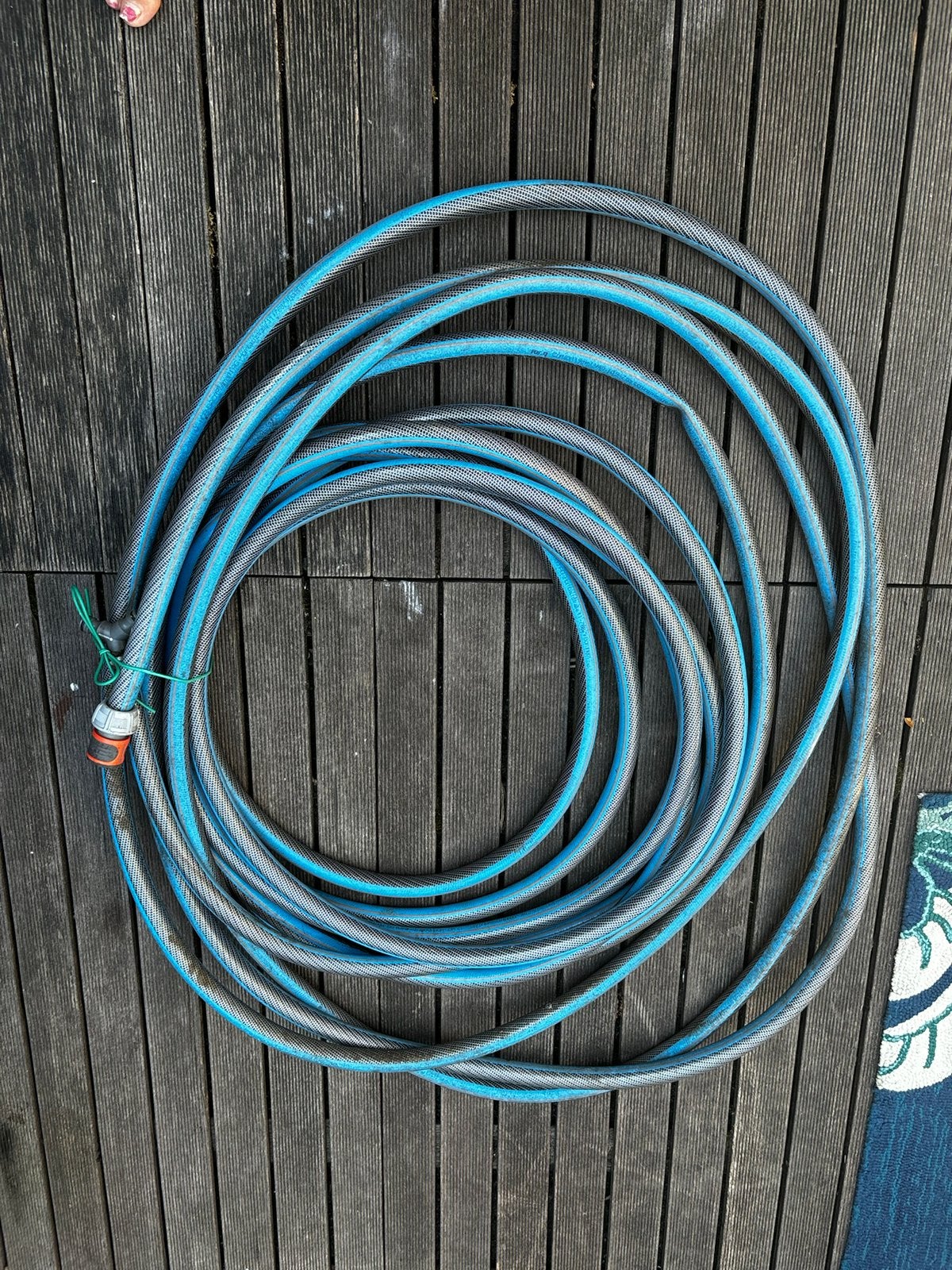 Tuinslang 19mm met Gardena koppelingen, Tuin en Terras, Tuinslangen, Ophalen, Zo goed als nieuw, Tuinslang