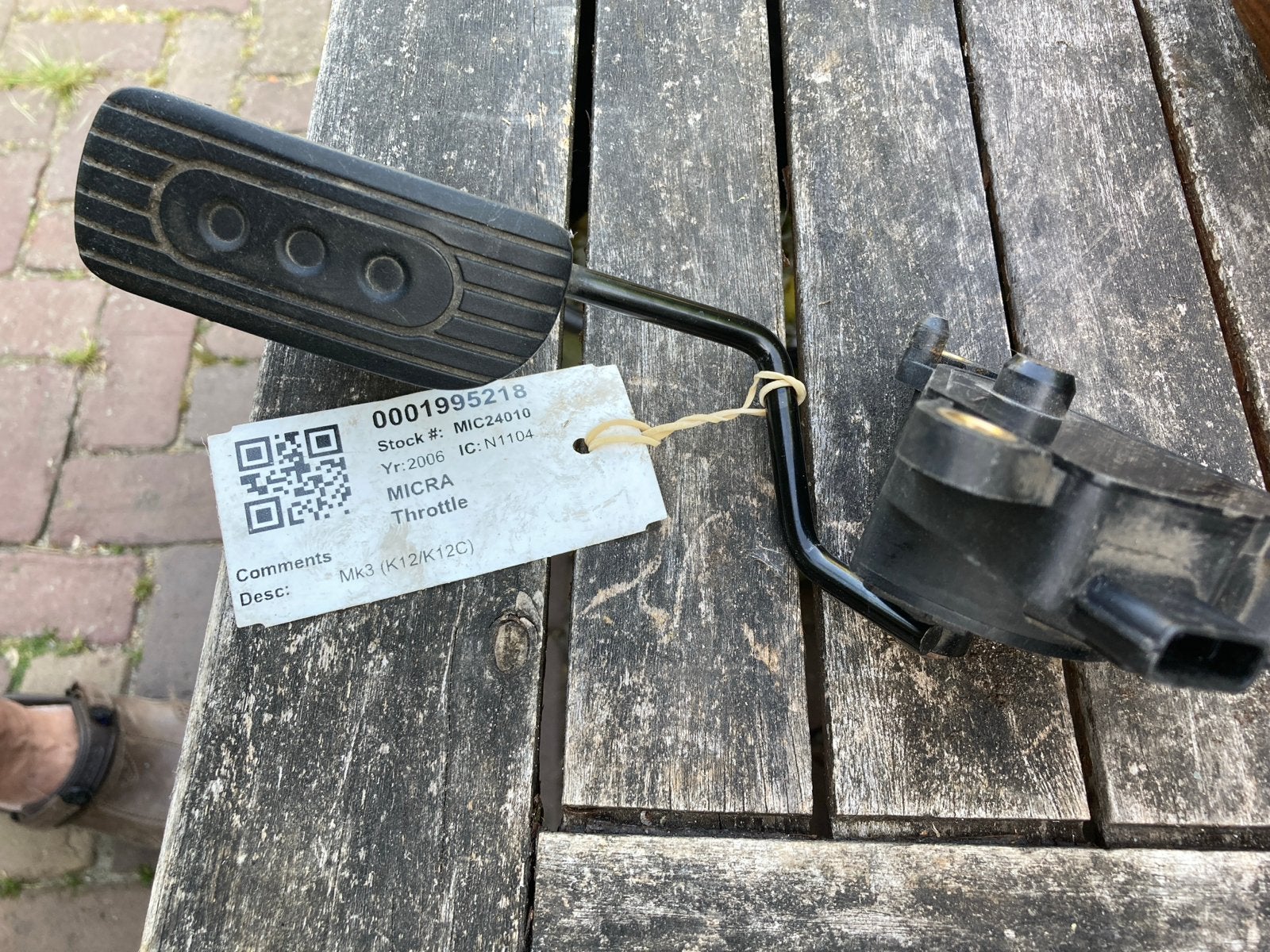 Nissan Micra Voetpedaal - Gaspedaal (K12/K12C), Ophalen of Verzenden, Gebruikt, Nissan