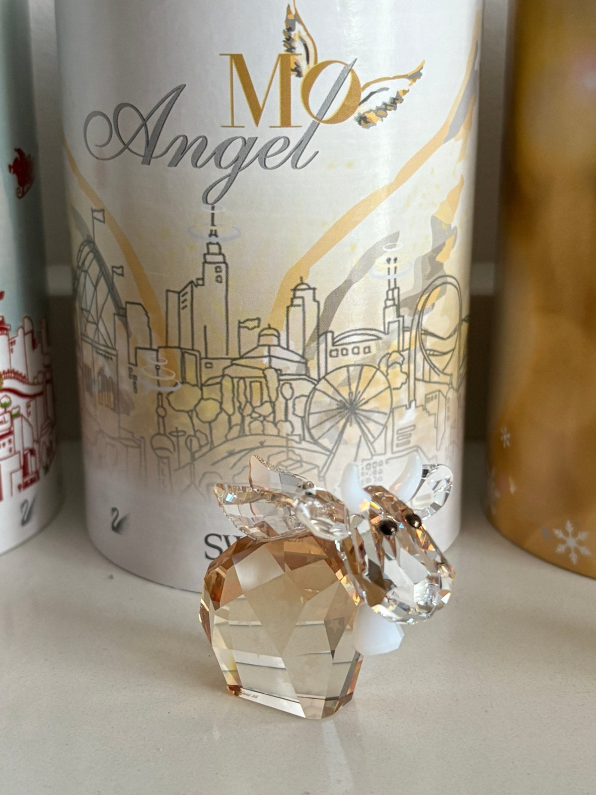 Swarovski angel Mo, Ophalen of Verzenden, Zo goed als nieuw, Figuurtje