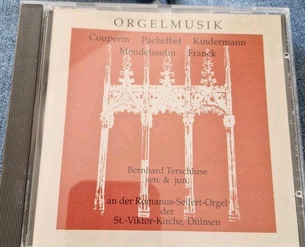 Orgel CD Bernard Terschluse Sr. en Jr. Klassieke Orgelmuzie, Cd's en Dvd's, Gebruikt, Overige componisten, Overige typen, Ophalen of Verzenden