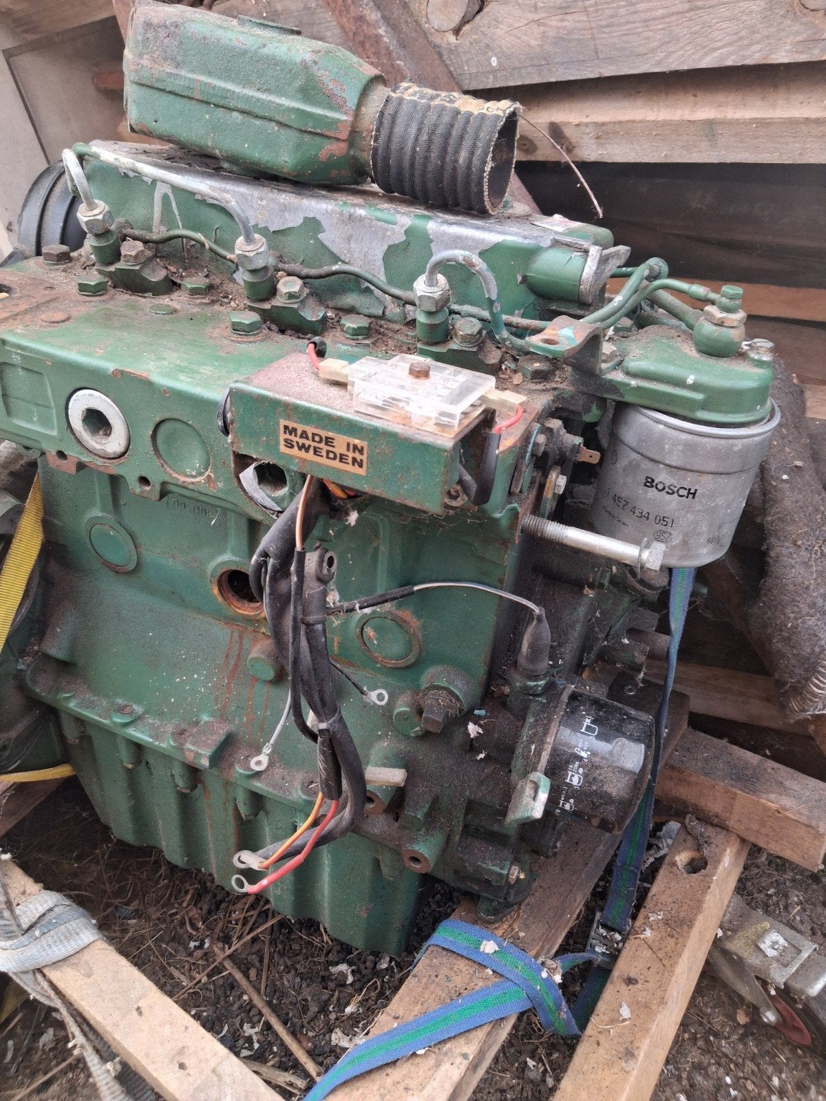 Volvo Penta 2003 scheepsdieselmotor met keerkoppeling (proje, Watersport en Boten, Ophalen, 10 tot 30 pk, Gebruikt, Binnenboordmotor
