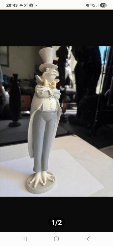 Een charmante decoratieve figuur van een kikker, Ophalen of Verzenden, Nieuw