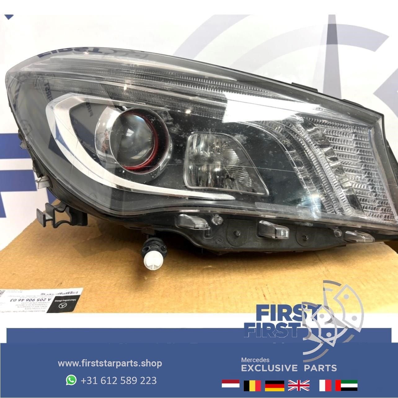 W117 X117 CLA ILS BIXENON LED Koplamp RECHTS Mercedes 2013-2, Gebruikt, -, Ophalen of Verzenden, -
