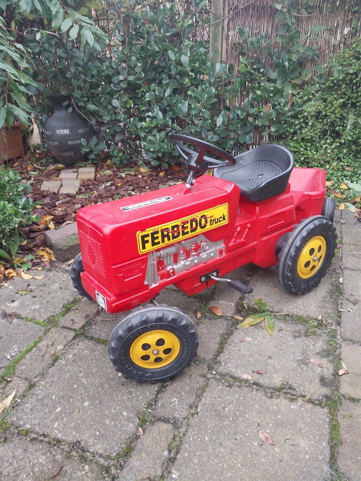 vintage traptractor, Ophalen