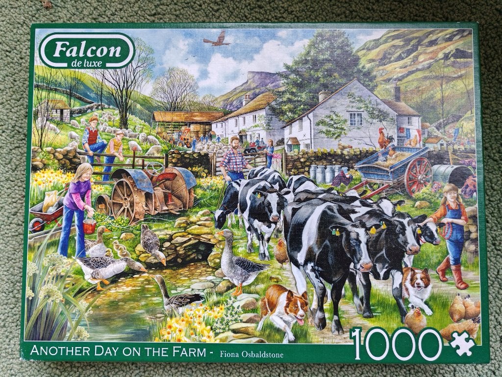legpuzzel boerderij, Ophalen of Verzenden, 500 t/m 1500 stukjes, Zo goed als nieuw, Legpuzzel