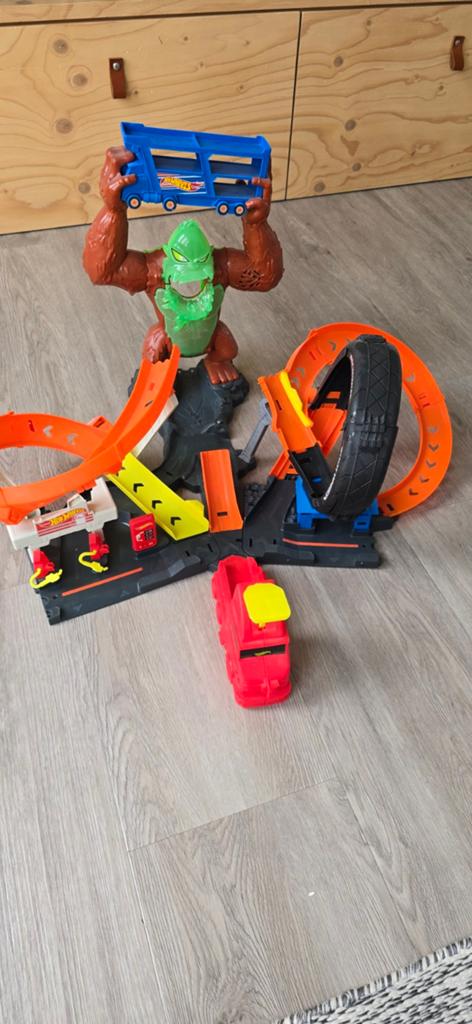 Hot Wheels Gorilla Attack speelset, Ophalen, Hot Wheels, Met looping, Racebaan