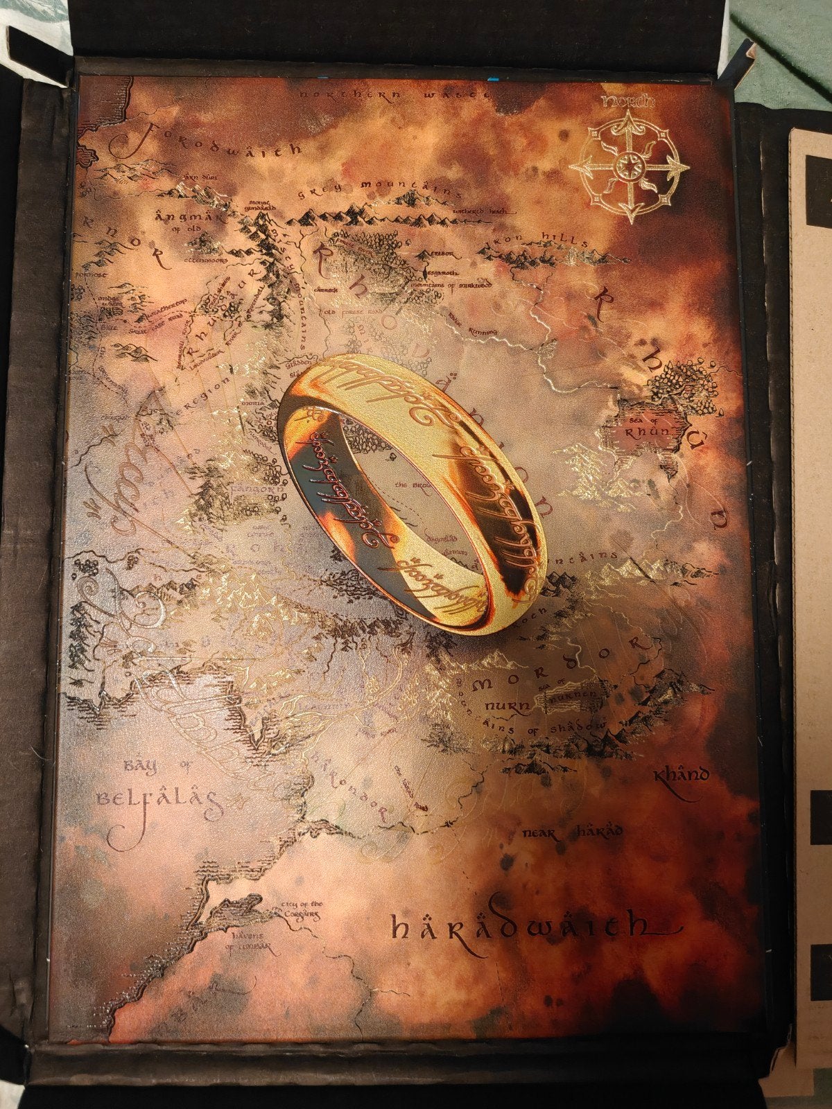 Lord of the Rings Displate: The One Ring op Midden-aarde, Ophalen of Verzenden, Nieuw, Overige typen
