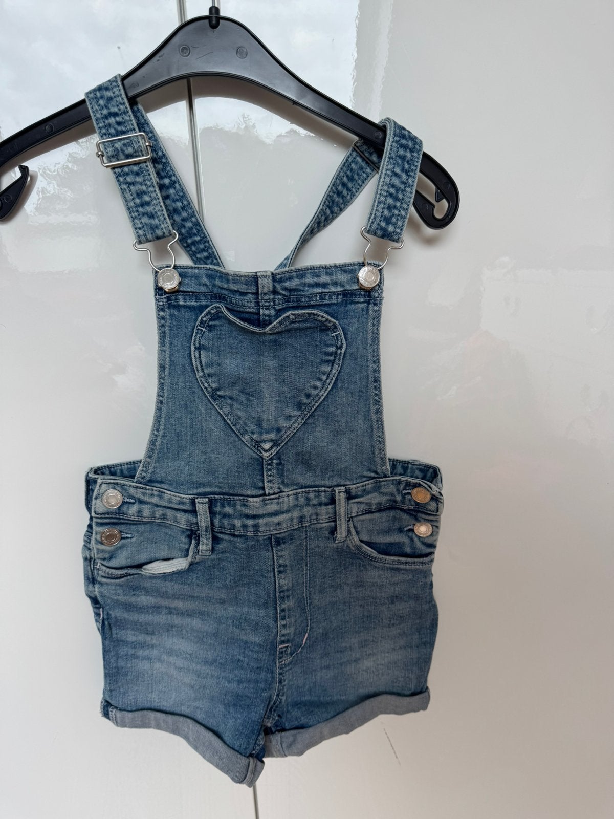 Spijker tuinbroekje maat 134, Kinderen en Baby's, Kinderkleding | Maat 128, Ophalen of Verzenden, H&M, Meisje, Broek