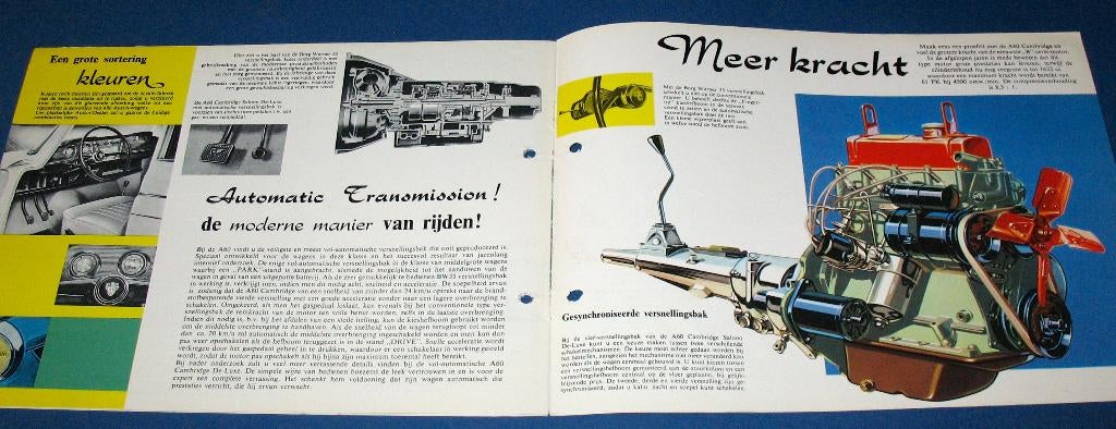 Oude Folder autofolder Austin A60 Cambridge, Ophalen of Verzenden, Gelezen, Overige merken