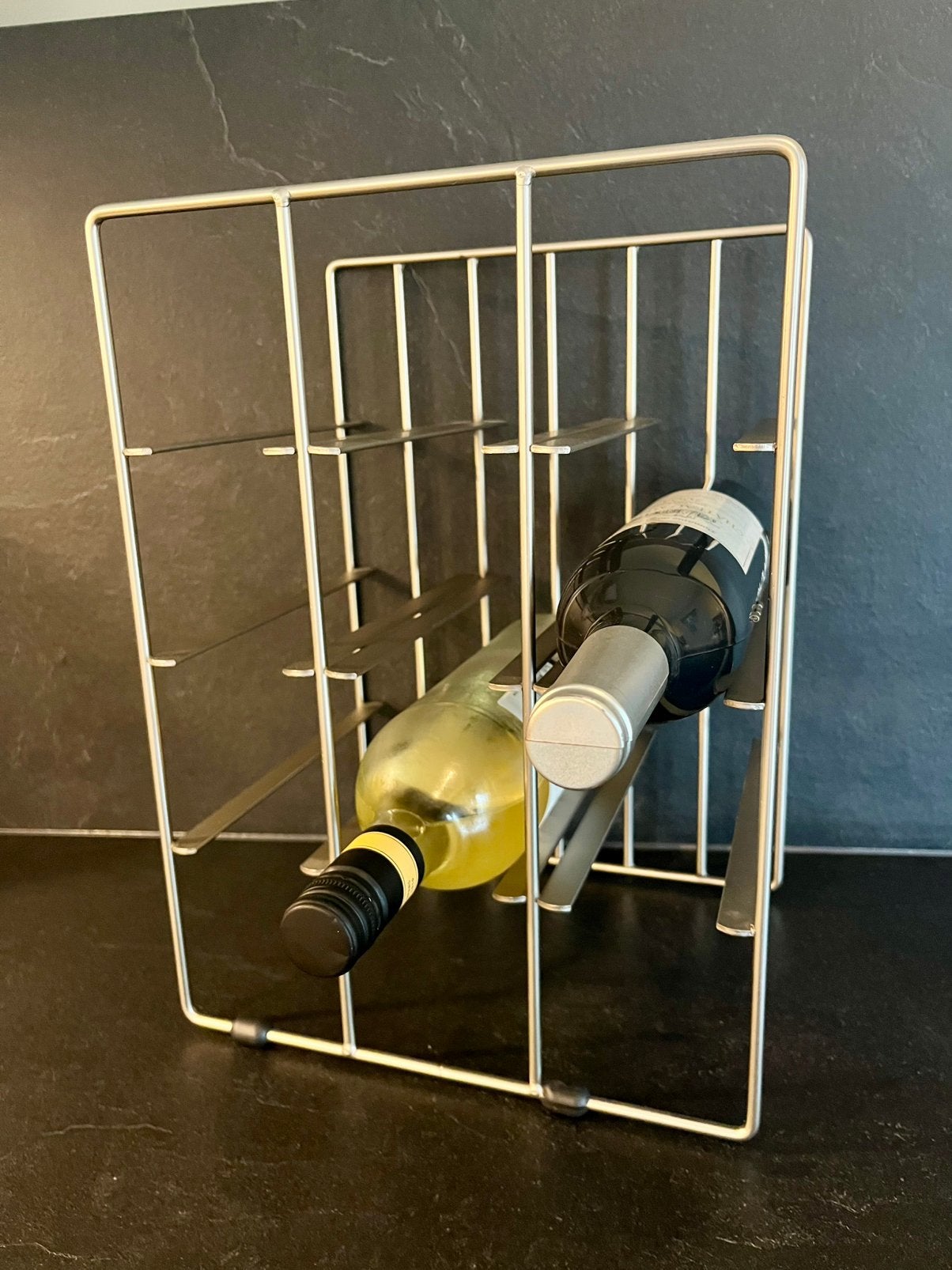 Wijnrek strak design, Ophalen of Verzenden, Zo goed als nieuw, Metaal