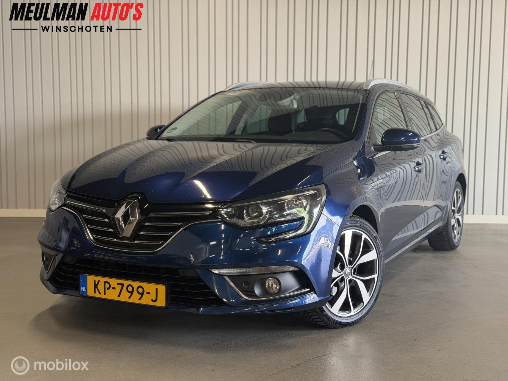 Renault Megane Estate 1.2 TCe GT-Line, Auto's, Voorwielaandrijving, Gebruikt, 4 cilinders, Blauw