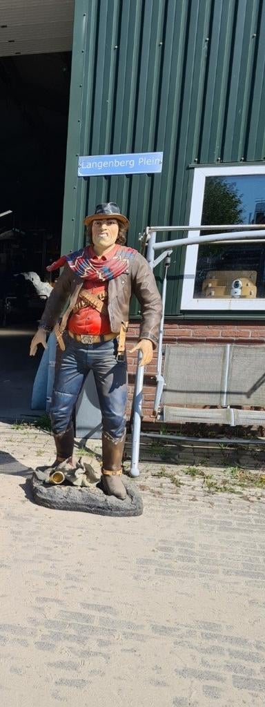 Levensgroot Cowboy Beeld,cowboy,cowboy beeld,lifesize beeld, Ophalen, Gebruikt, Mens