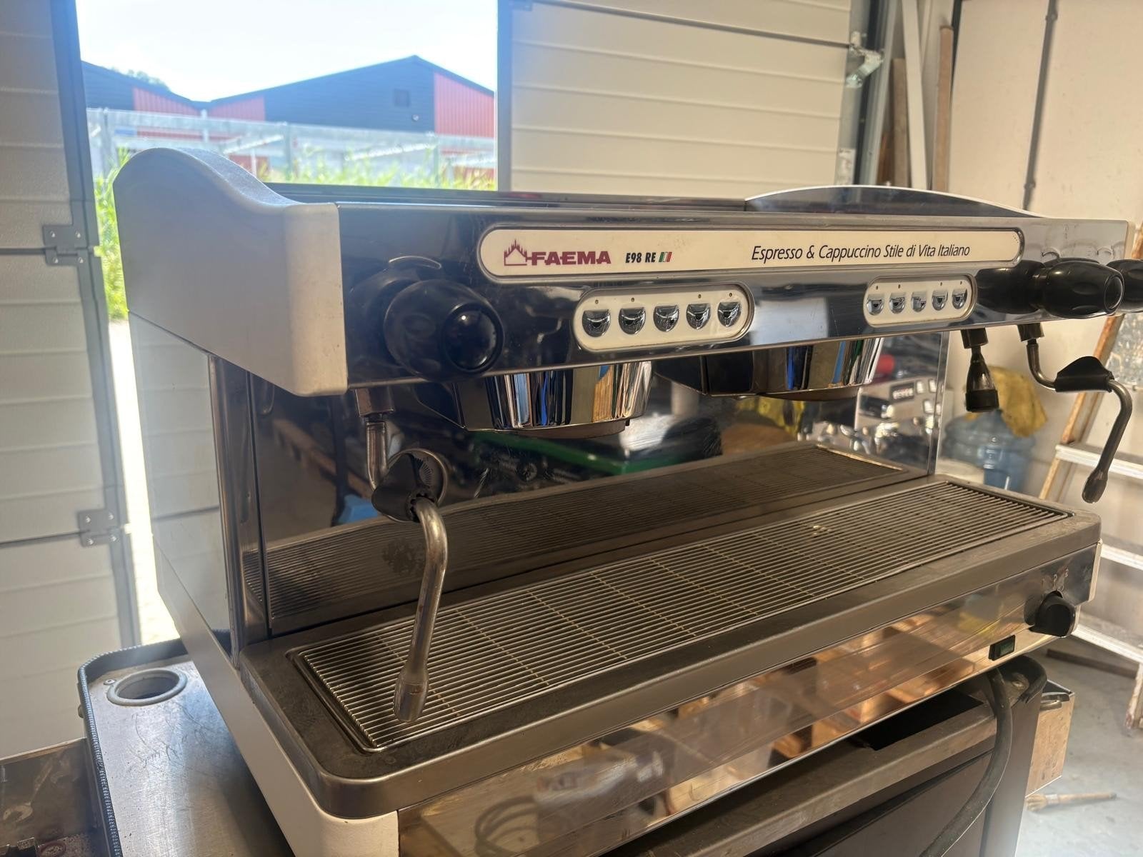 Faema E98 RE 2-groeps koffiemachine - Zo goed als nieuw, Witgoed en Apparatuur, Ophalen