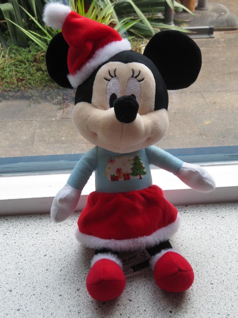 Disney Minnie Mouse in kerstoutfit merk Simba Toys, Disney, Disney, Overige typen, Ophalen of Verzenden