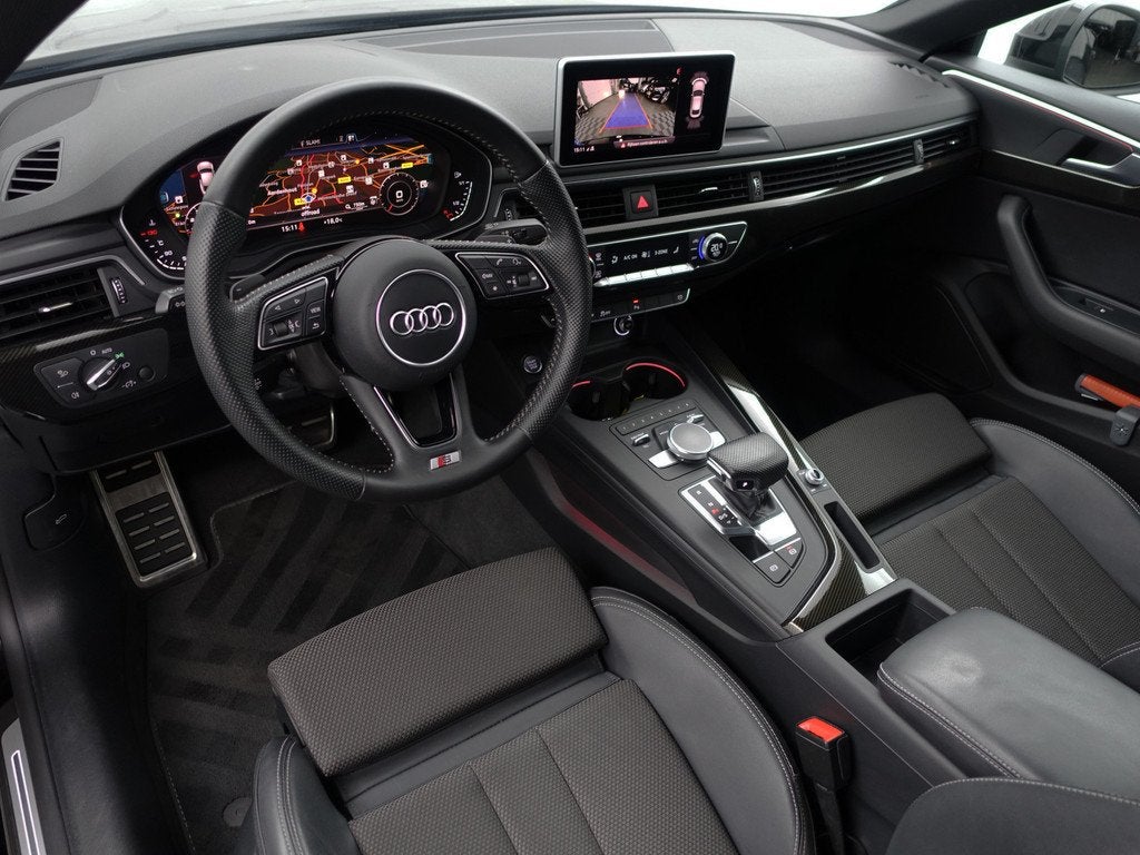 Audi A5 Sportback TFSI S Competition Aut- Carbon, Sfeerverli, Auto's, Audi, Gebruikt, 4 cilinders, Zwart, Bedrijf