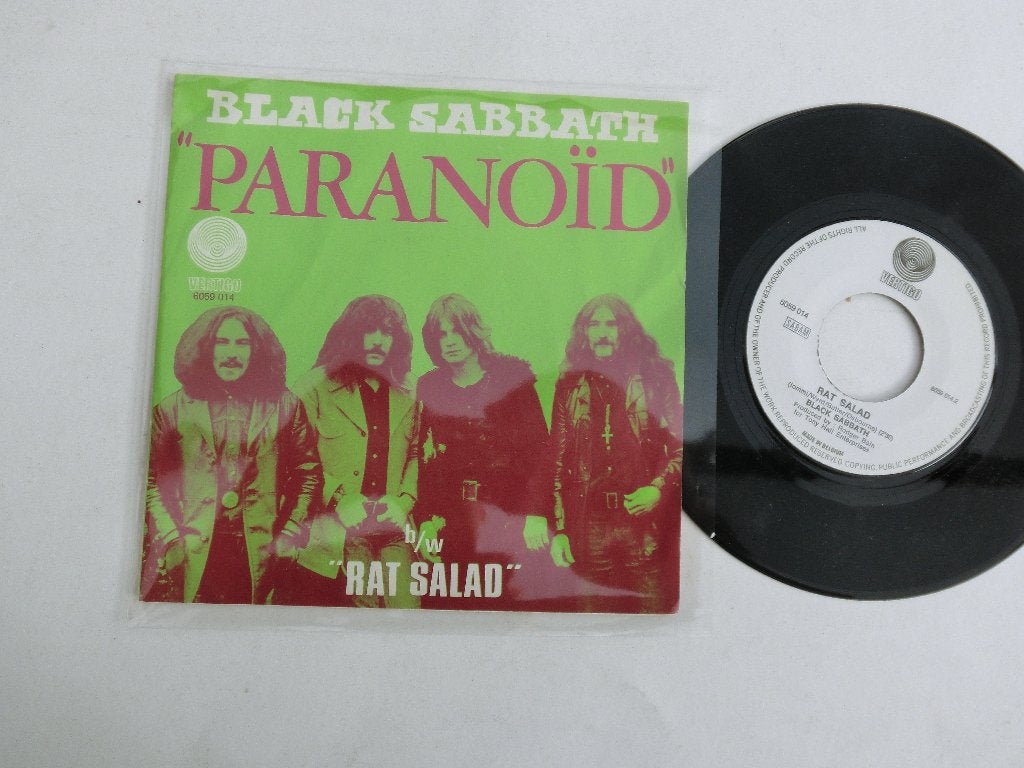 Black Sabbath Paranoid, Ophalen of Verzenden, Zo goed als nieuw, 7 inch, Pop