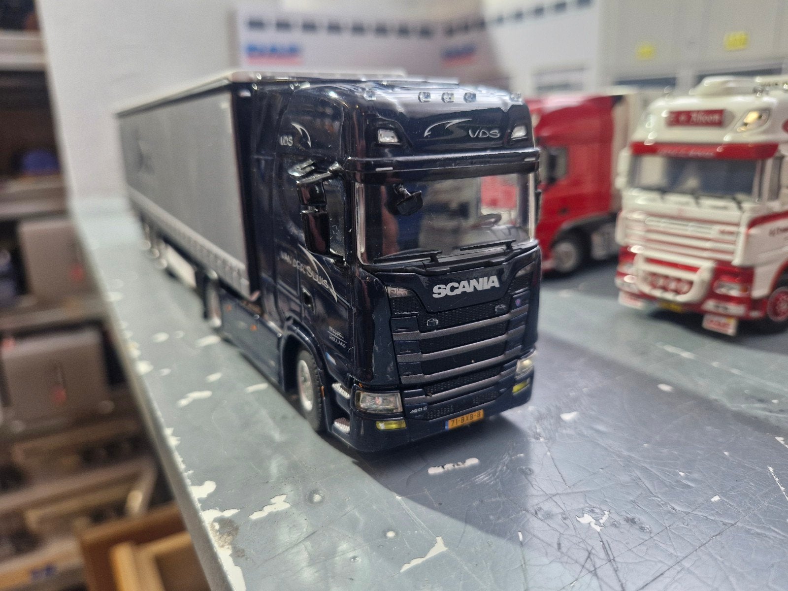 Scania met huiftrailer wsi van  VDS, Ophalen of Verzenden, Zo goed als nieuw, Bus of Vrachtwagen, Wsi