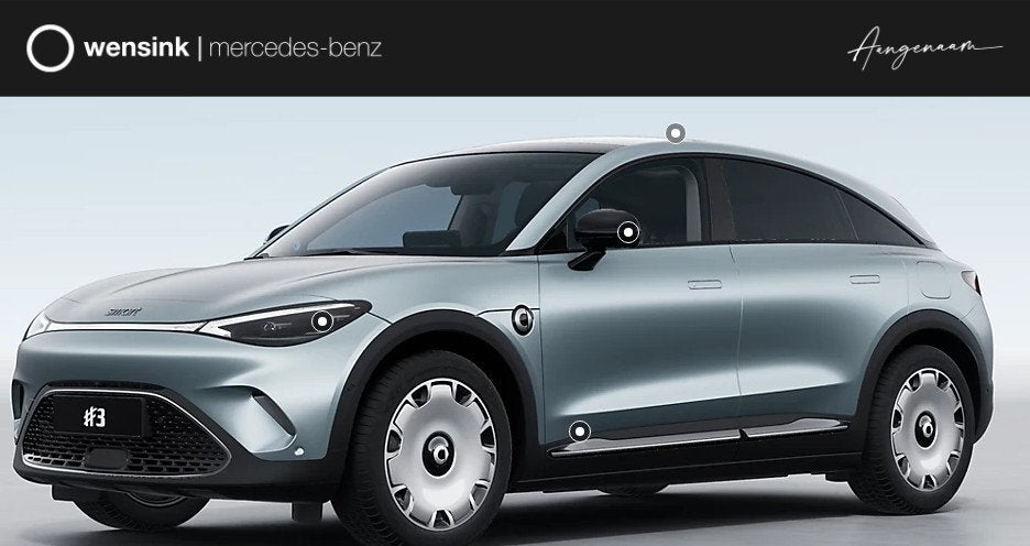 smart #3 Premium 66 kWh | Warmtepomp | 22 KW laden | Stoel-s, Auto's, Smart, Automaat, Achterwielaandrijving, Zwart, Blauw