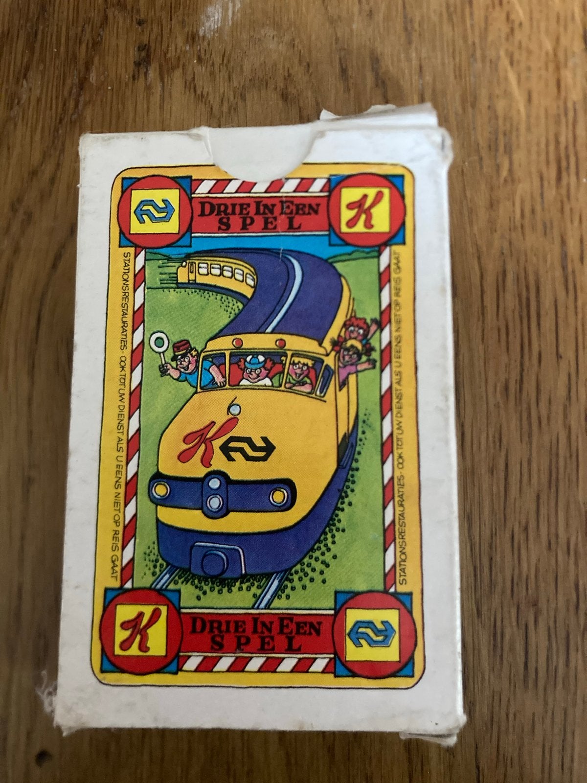 Kellogg's Drie in Een Spel Kaartspel ns - Vintage, Een of twee spelers, Ophalen of Verzenden, Gebruikt