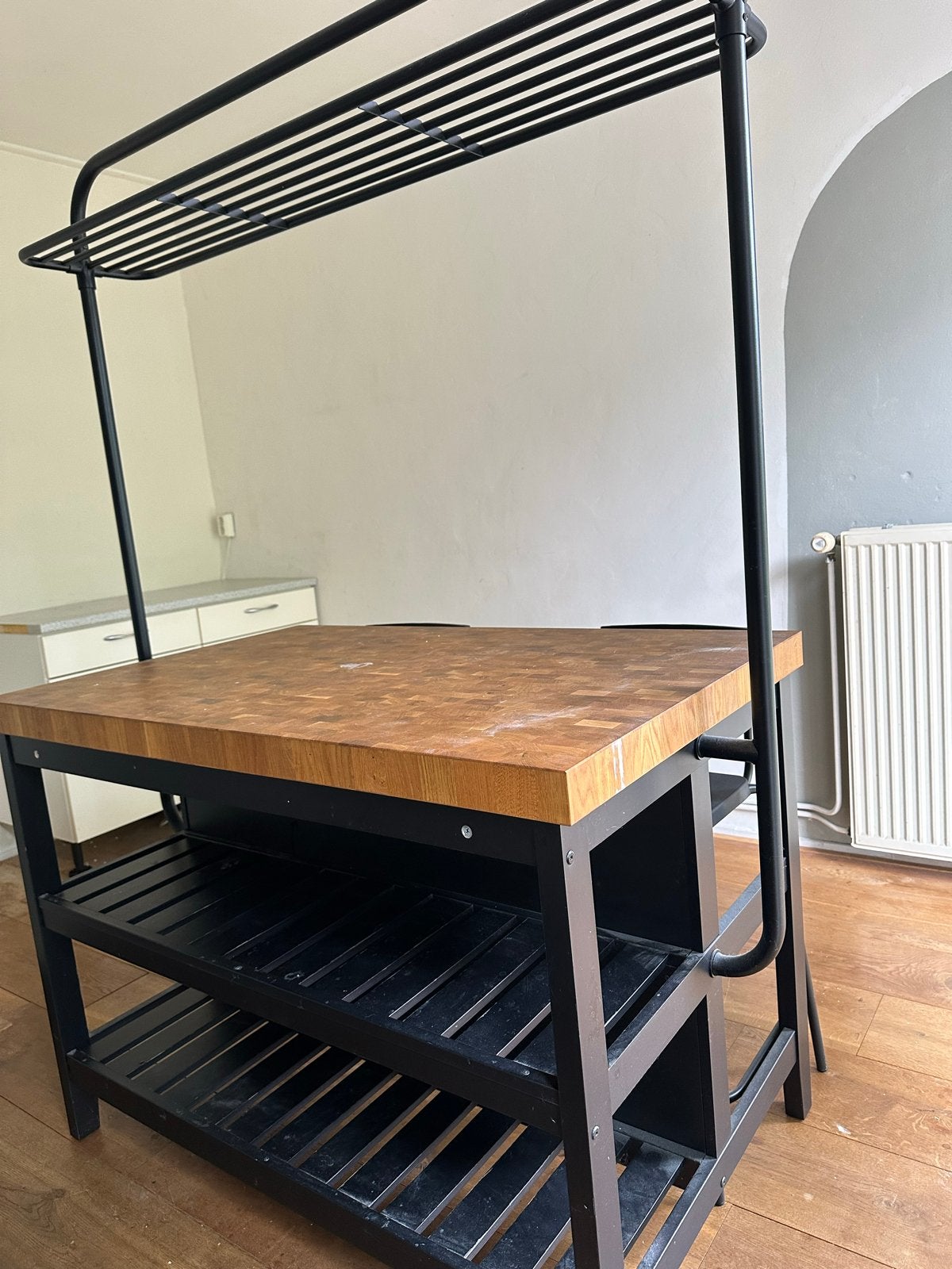 IKEA Kungsfors Keukentrolley/Keukeneiland met rek, Ophalen, Gebruikt, Hout, IKEA