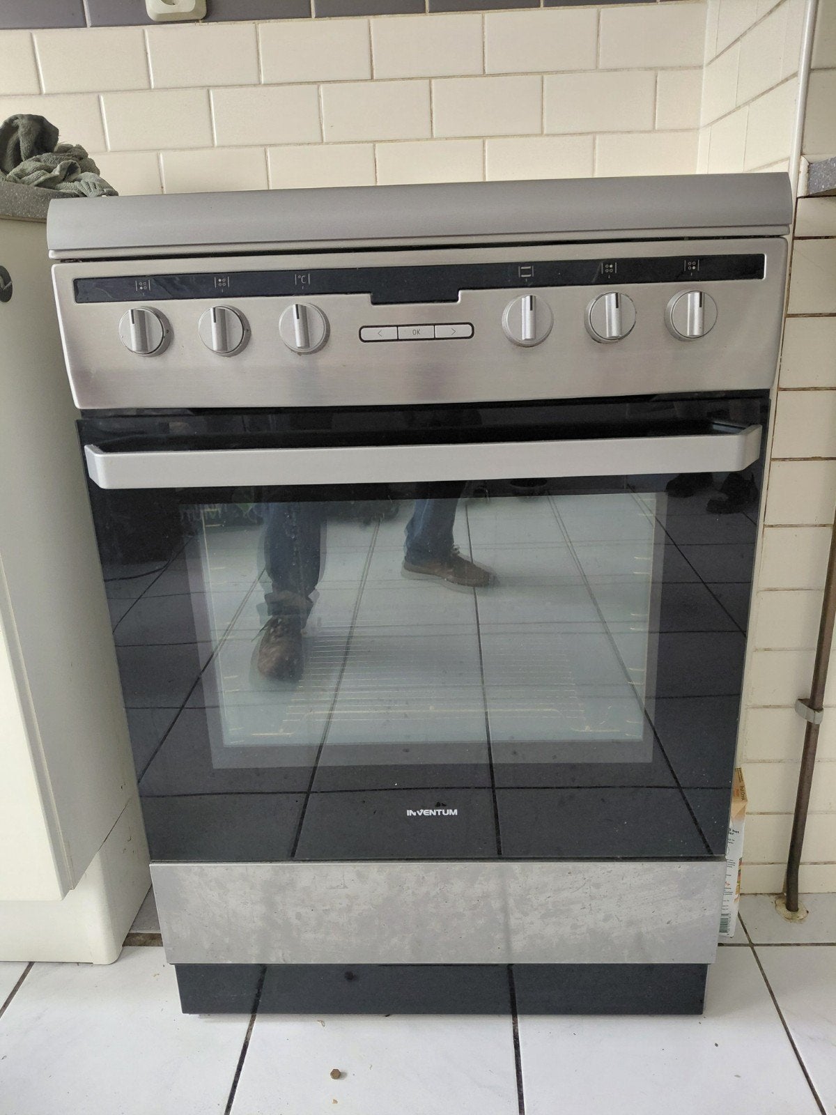 Inventum Vrijstaand Fornuis met Oven, Ophalen, 4 kookzones, Zo goed als nieuw, Gas