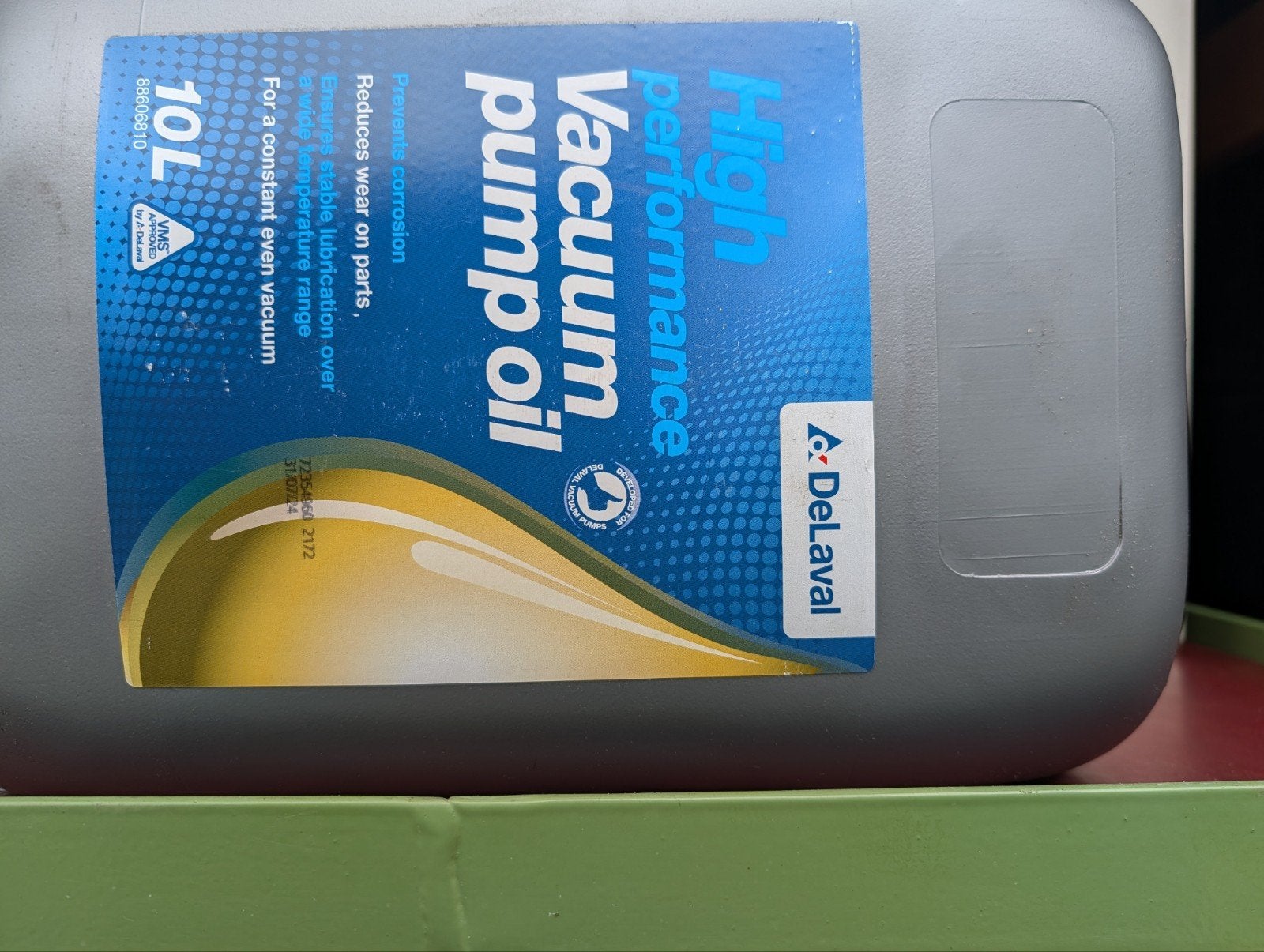 DeLaval High Performance Vacuümpompolie 10L, Ophalen of Verzenden