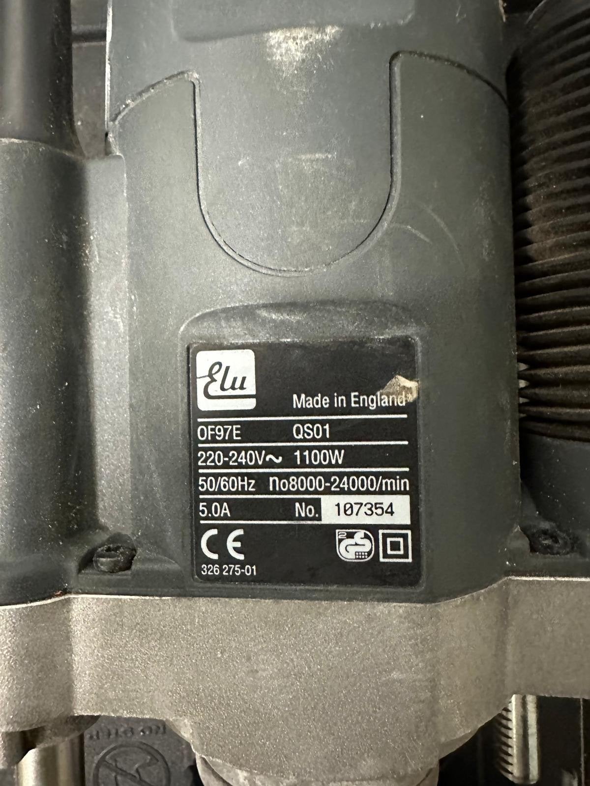 Elu Bovenfrees OF97E en MOF96/02 - Set van 2, Doe-het-zelf en Verbouw, Ophalen, Gebruikt, Elektrisch, Bovenfrees