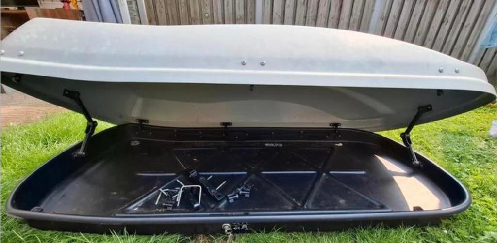 Dakkoffer 480 liter te huur, Auto diversen, Dakkoffers, Ophalen, Zo goed als nieuw
