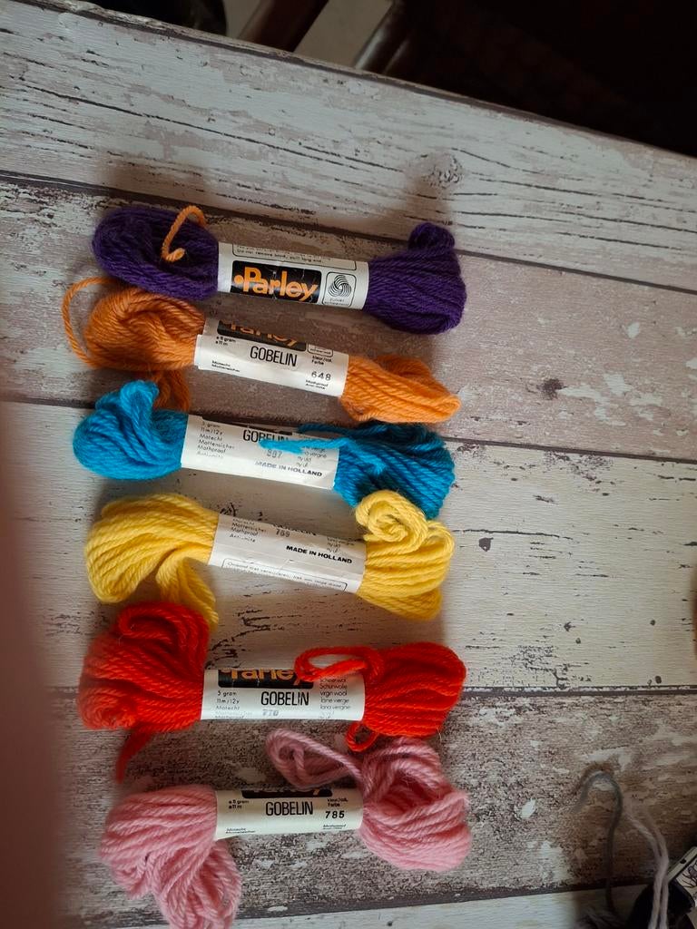 Parley borduurwol € 0.50 per streng, Ophalen of Verzenden, Nieuw, Breien of Haken, Wol of Garen