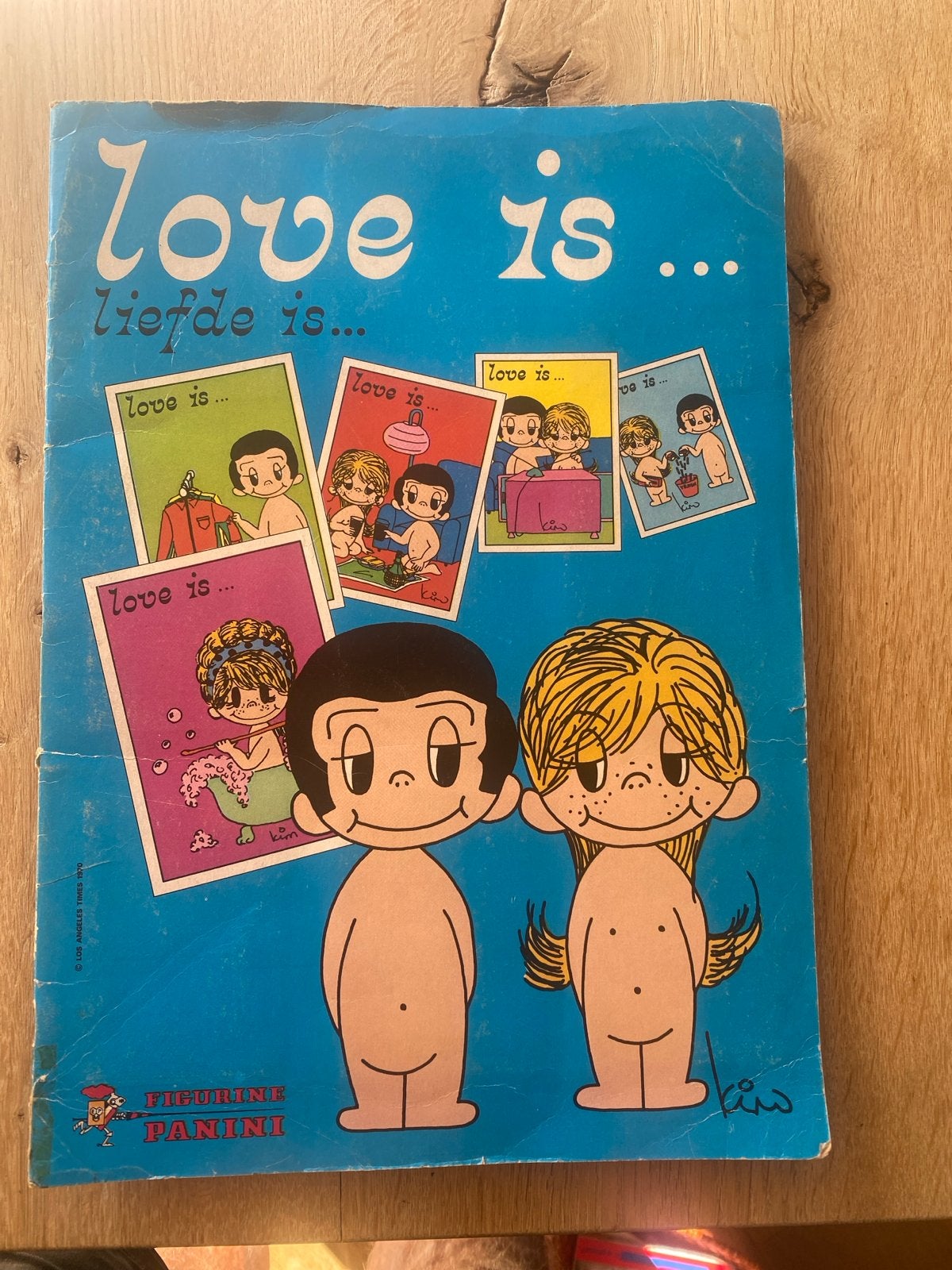 Love is... Panini Plaatjesalbum - Vintage, Hobby en Vrije tijd, Ophalen of Verzenden, Gebruikt, Plaatje