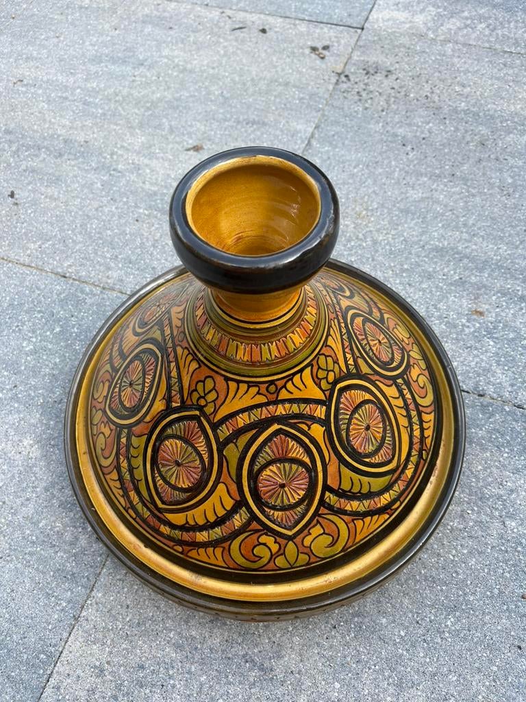 Nieuwe marokaanse tagine, Huis en Inrichting, Woonaccessoires | Kandelaars en Kaarsen, Ophalen, Overige materialen, Bruin, Nieuw