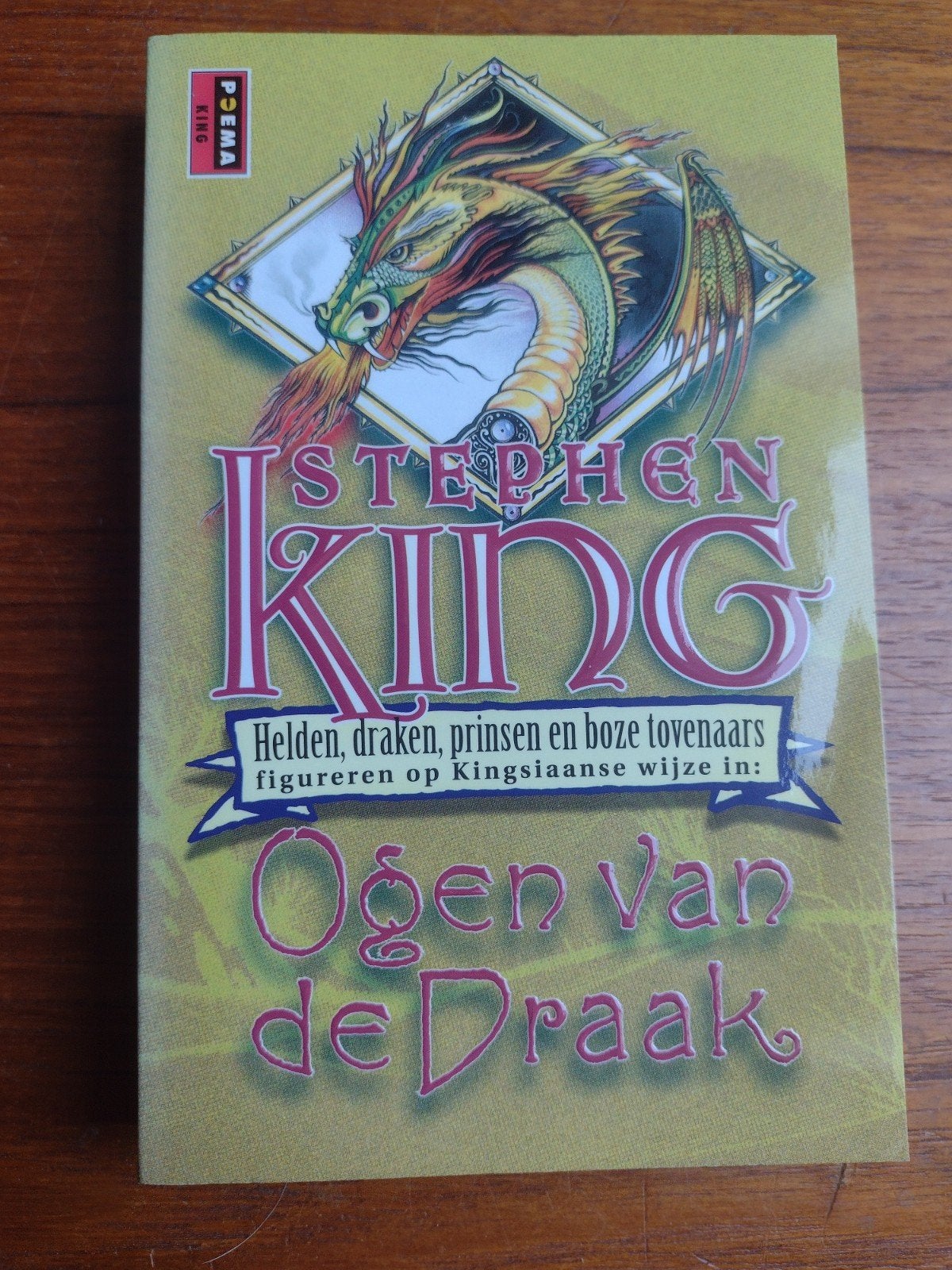 Ogen Van de Draak - Stephen King (Poema King), Ophalen of Verzenden, Gelezen, Stephen King