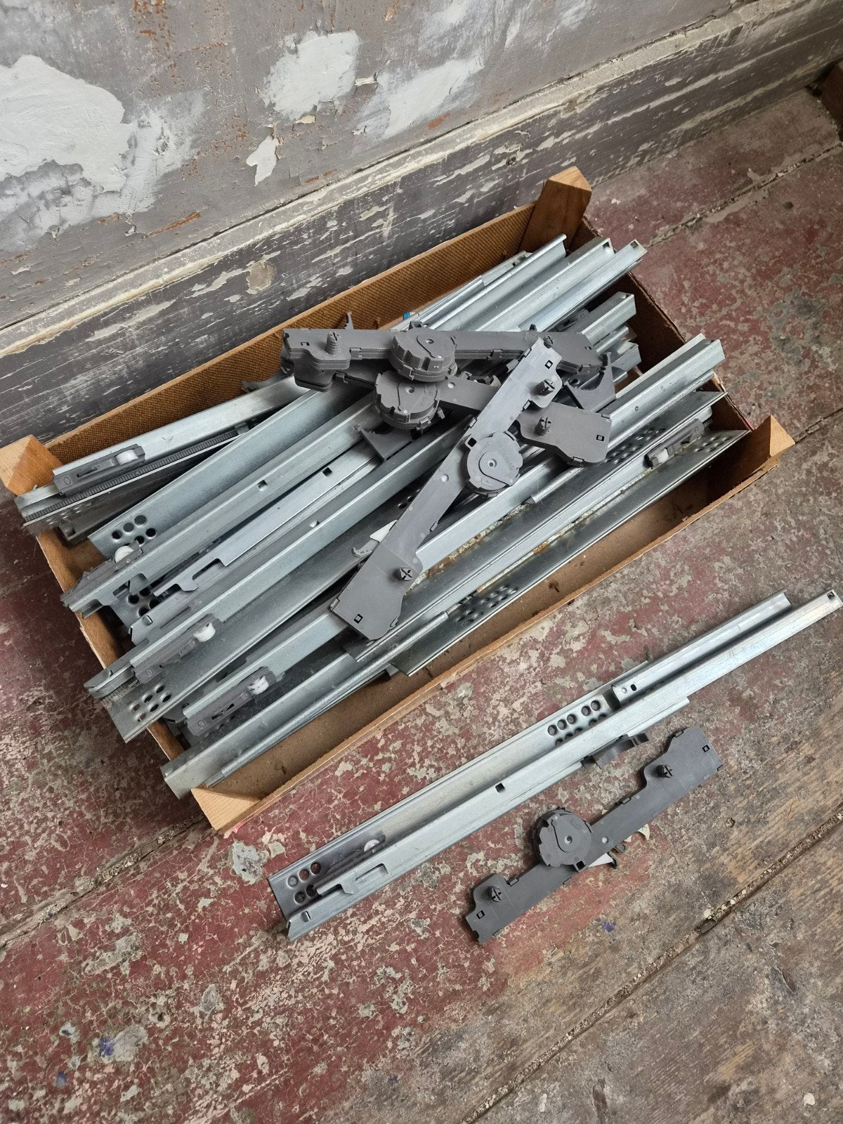 7 sets Blum ladegeleiders softclose lade keuken, Ophalen of Verzenden, Zo goed als nieuw, 250 mm of meer, Overige typen