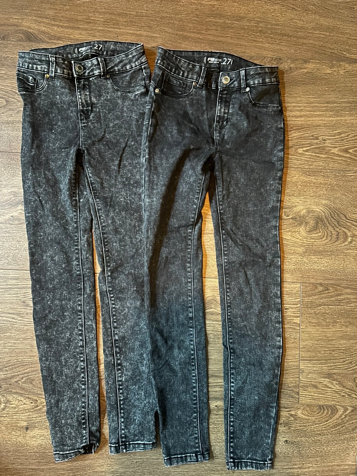2 skinny broek w27, Ophalen of Verzenden, Zo goed als nieuw, Meisje, Broek