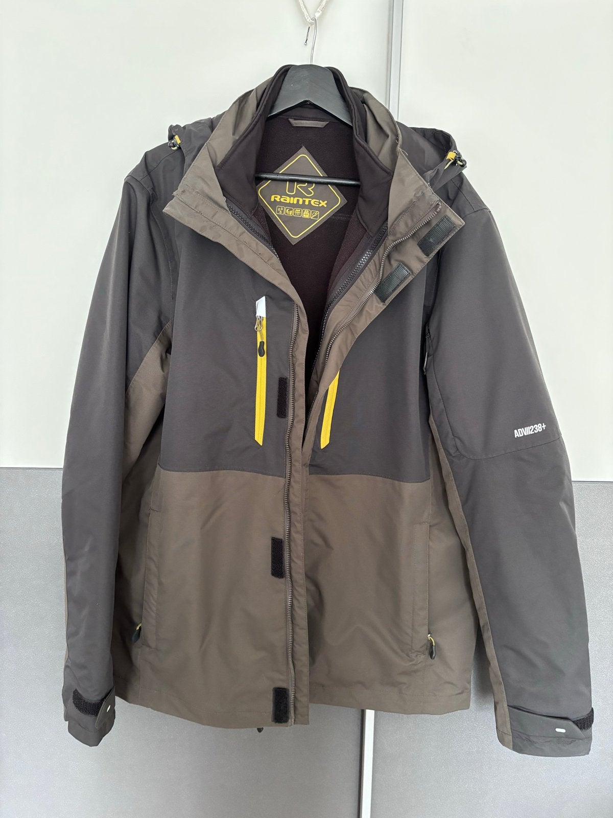 Raintex 3-in-1 Outdoor Jas - Maat L, Ophalen, Zo goed als nieuw, Maat 52/54 (L), Grijs
