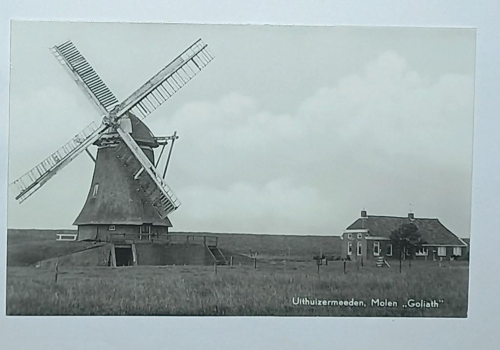 Eemshaven  - Uithuizermweden ( Gr. ) Molen Goliath, Verzenden, 1960 tot 1980, Ongelopen, Groningen