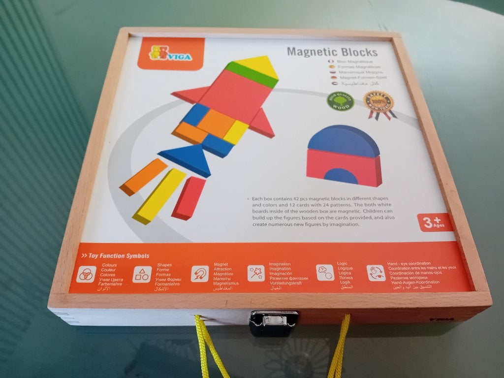 Magnetics blocks Viga, Ophalen of Verzenden, Zo goed als nieuw