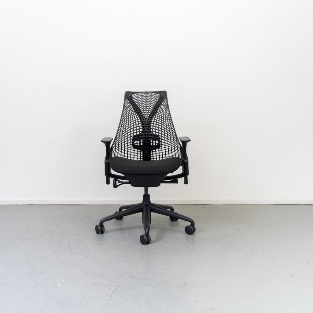 5x Herman Miller Sayl Bureaustoel Zwart, Huis en Inrichting, Bureaustoelen, Niet ingevuld, Zwart, Niet ingevuld, Ophalen of Verzenden