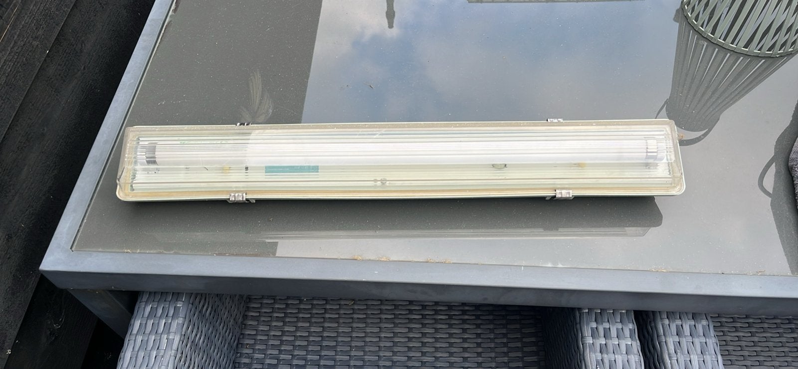 TL-lamp waterdicht - ideaal voor garage of schuur, Wit, Overige merken, Gebruikt, Kunststof