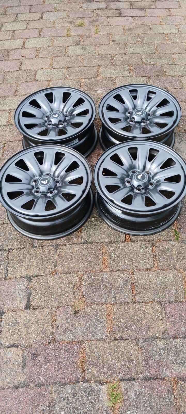 💥ALCAR HYBRIDRAD 2💥  4 stuks stalen velgen 6,5J x 16 ET41, Auto-onderdelen, Banden en Velgen, Ophalen, Overige, Gebruikt, Velg(en)
